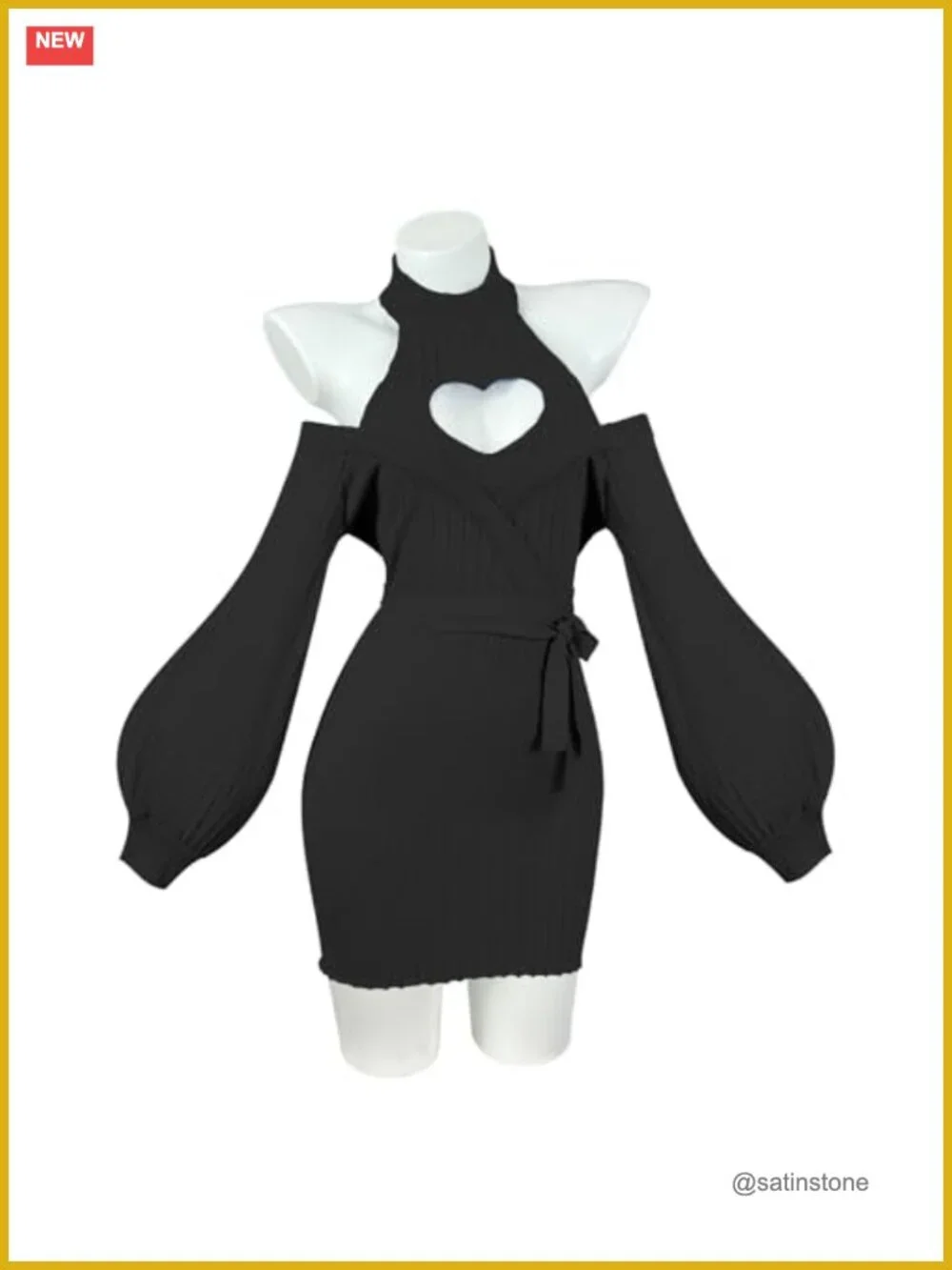 Heart Sweater Lingerie Bodysuit Sexy Cosplay for Women Cosplay Anime Set